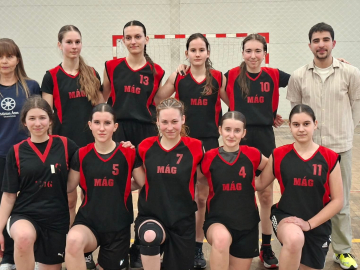 Második hely a lányok megyei kosárlabdabajnokságán